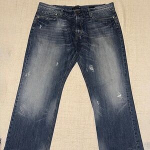 Vigoss | Men's Distressed Straight Leg Jeans | Size 44